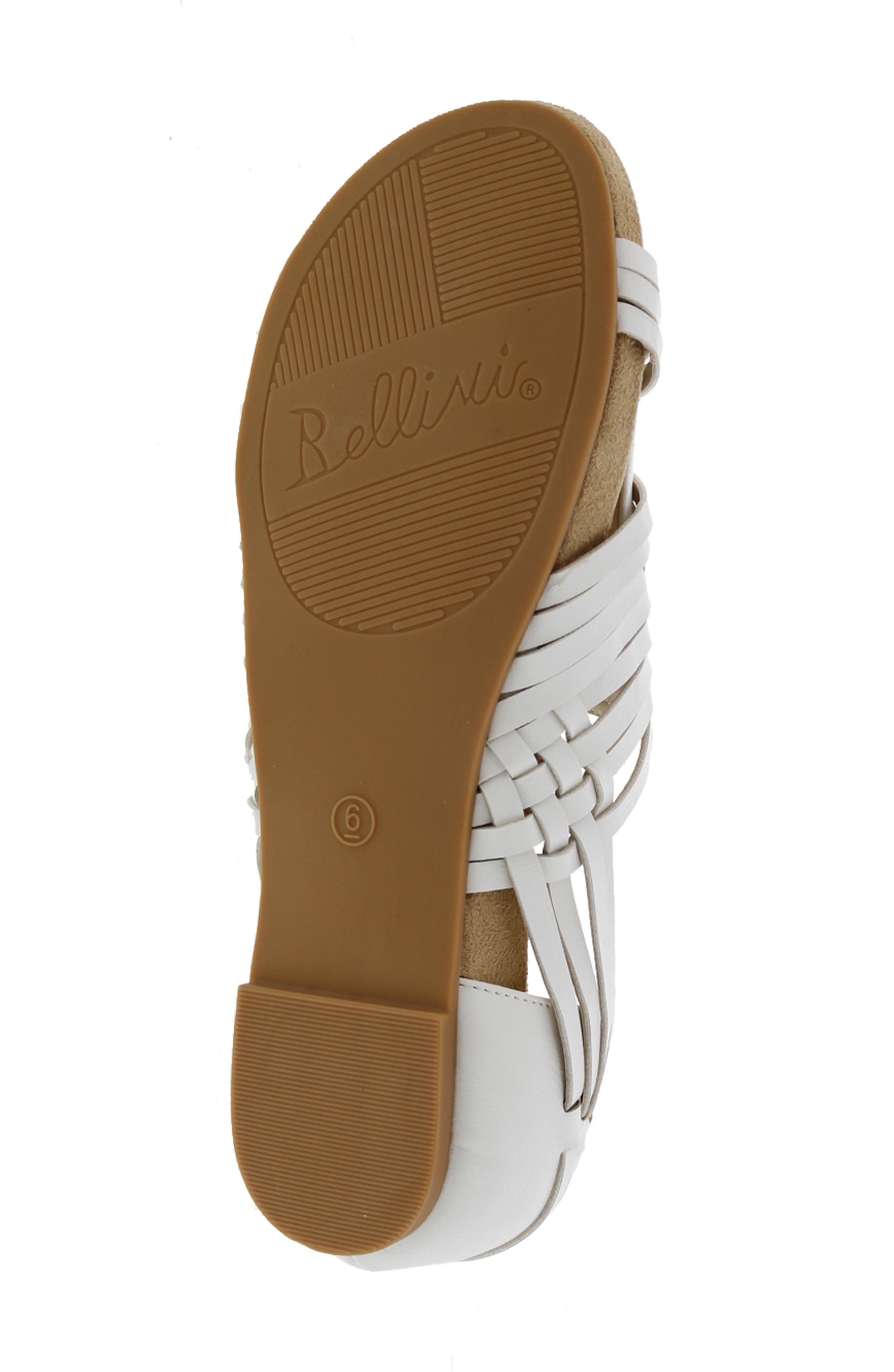 BELLINI Woven Flat Sandal, Alternate, color, White