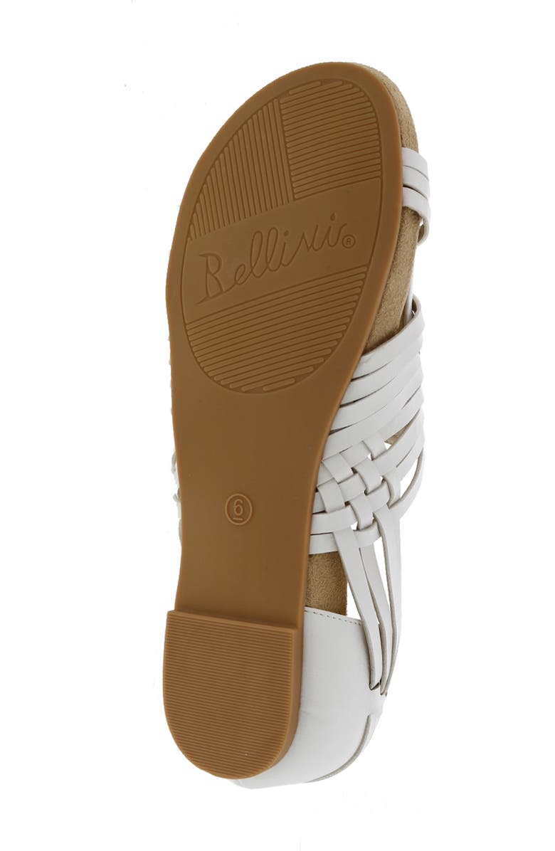 BELLINI Woven Flat Sandal, Alternate, color, White