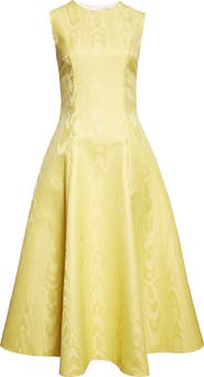 Emilia Wickstead Mara Mikado Midi Dress