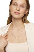 David Yurman Box Chain Necklace in 18K Gold, 1.7mm