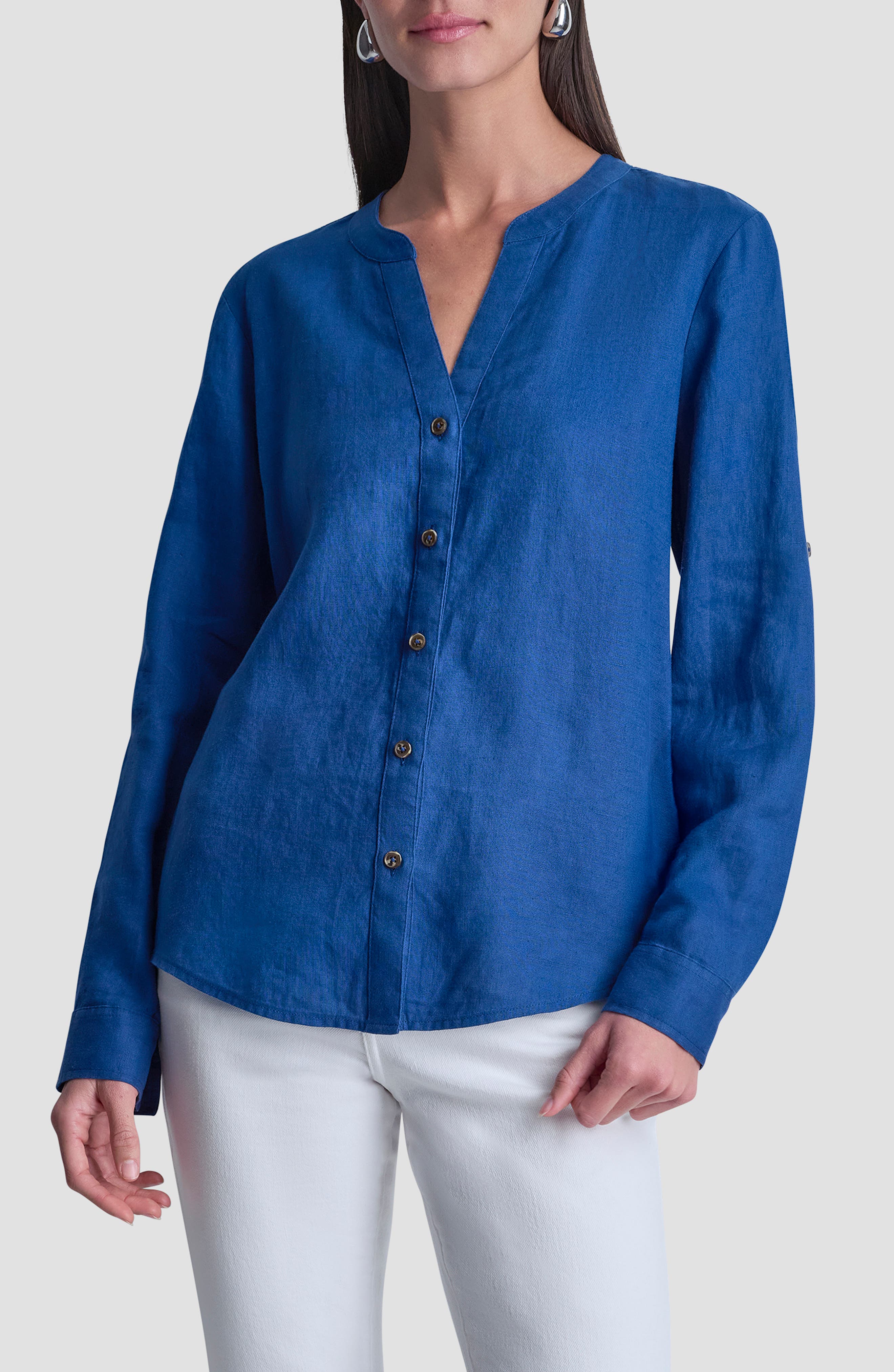Linen Button-Up Shirt - image 4