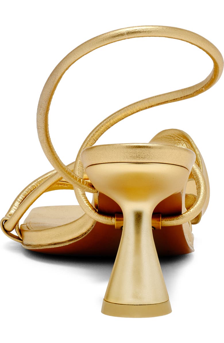 Cult Gaia Ria Calla Lily Slingback Sandal, Alternate, color, Brass