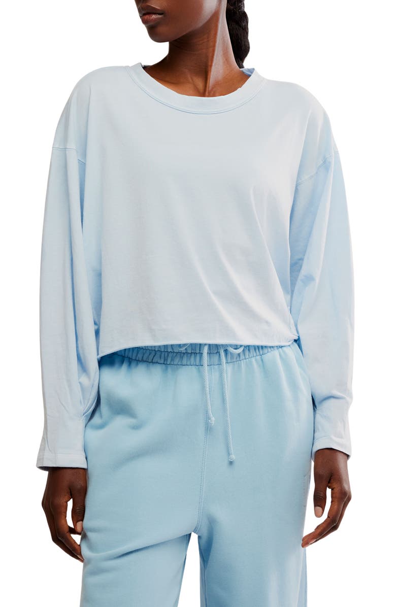 Free People FP Movement Inspire Pullover, Main, color, Arctic Snow