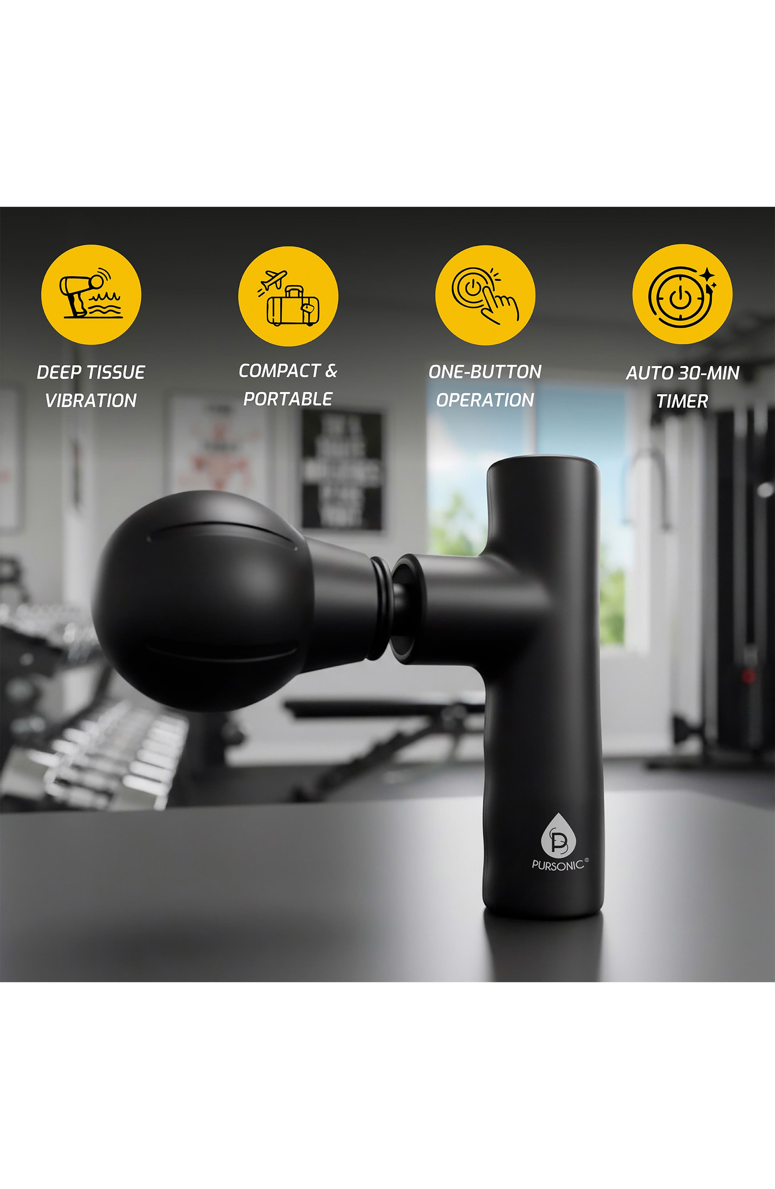 PURSONIC Portable Mini Massage Gun | Nordstromrack