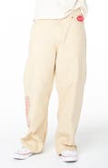 Von Dutch Baggy Contrast Graphic Patch Straight Reaper Pant