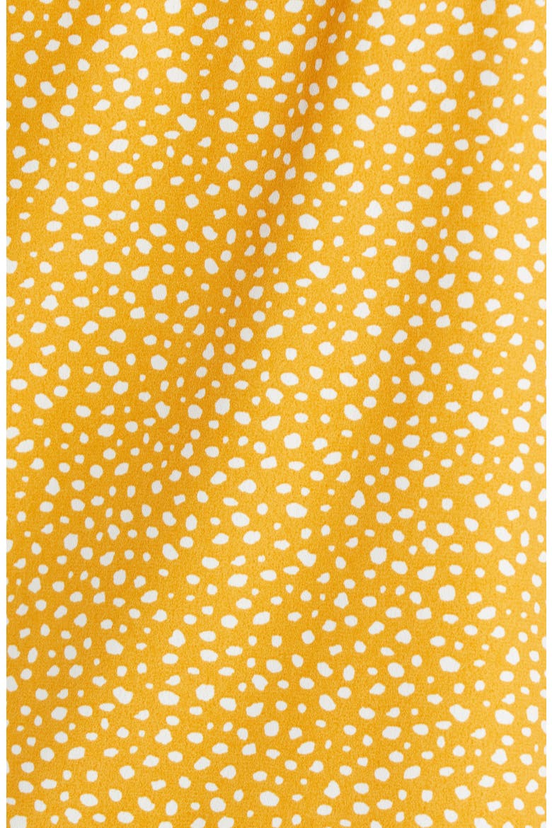 Ruffle Top, Alternate, color, MARIGOLD DOT PRT