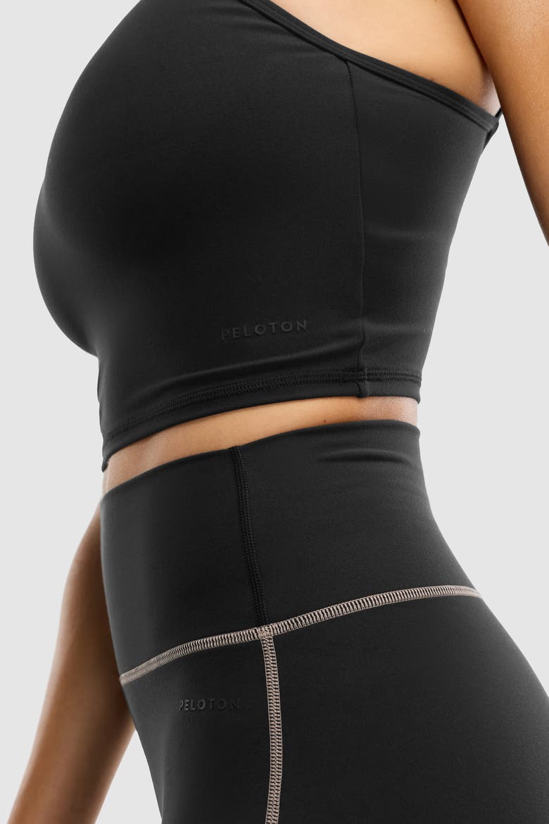Cadent Halter Longline Bra, Alternate, color, Black
