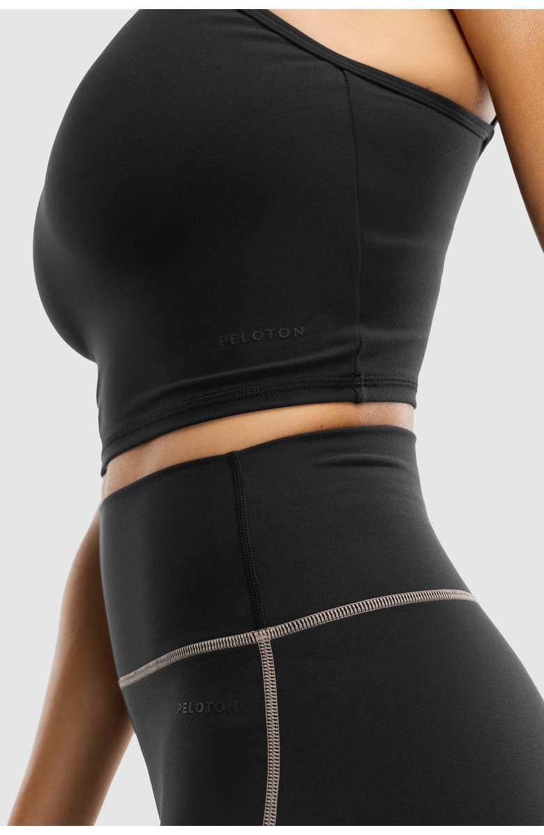 Peloton Cadent Halter Longline Bra, Alternate, color, Black