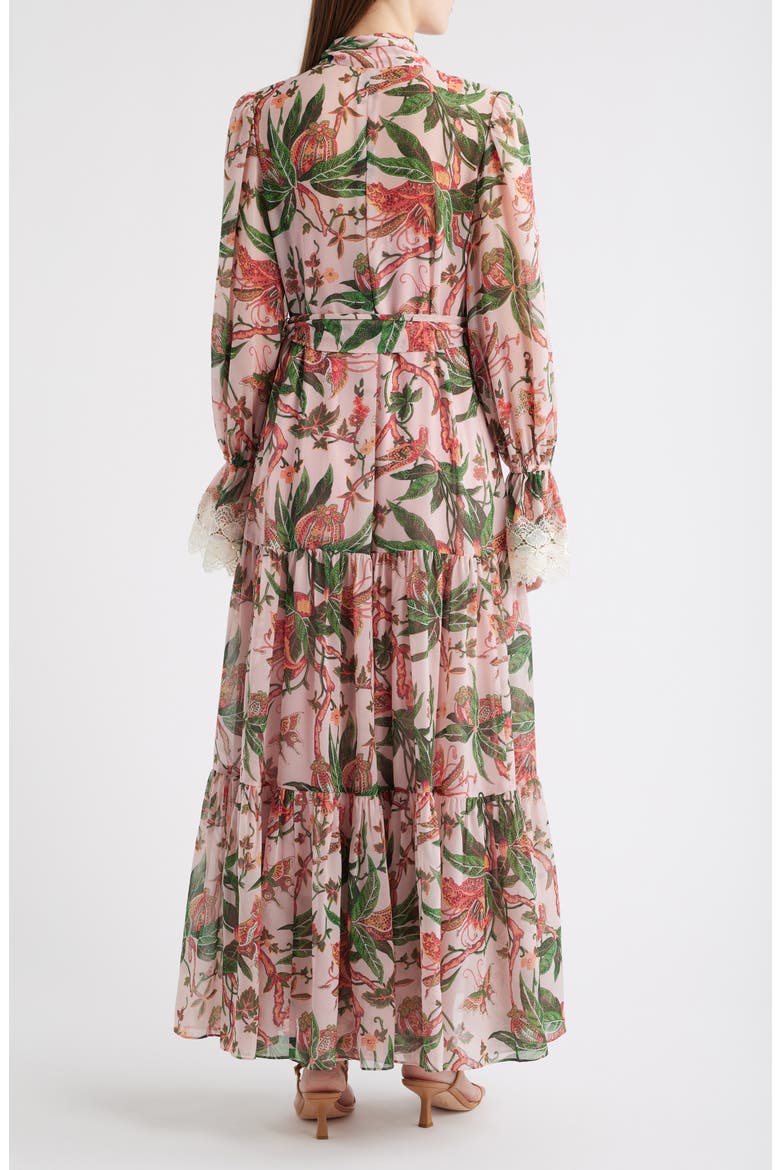 Payne Long Sleeve Maxi Dress, Alternate, color, PEONY MULTI