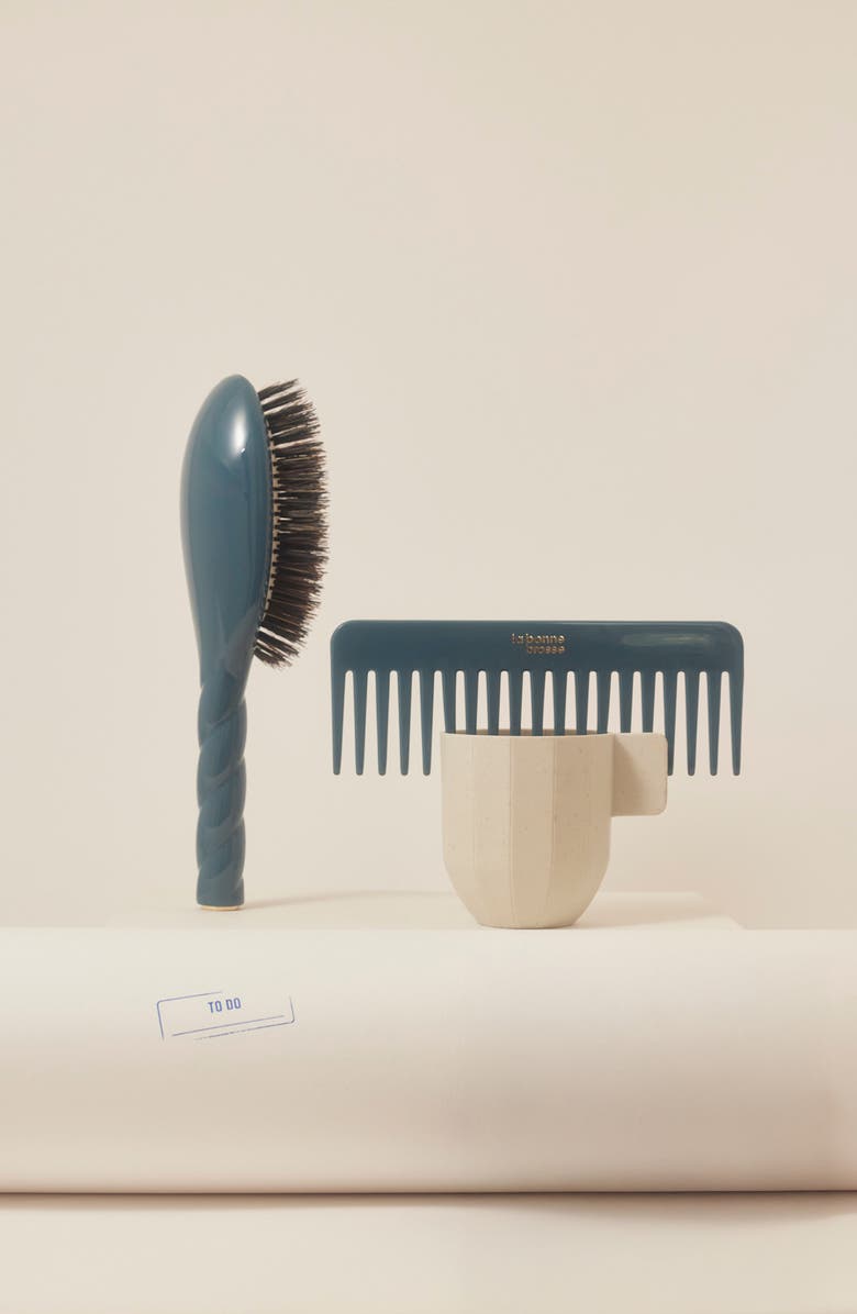 La Bonne Brosse The Large Detangling Comb, Alternate, color, Ink Blue