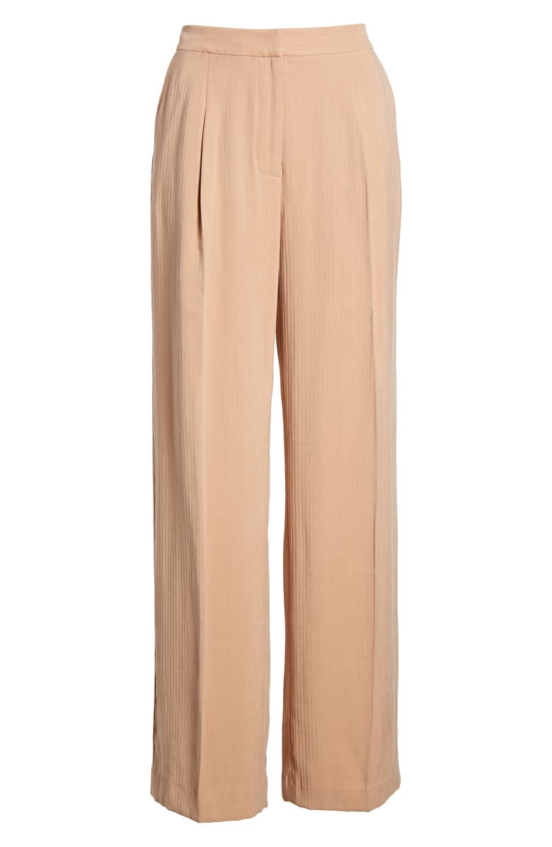 Something Navy Tonal Stripe Relaxed Slacks, Alternate, color, 