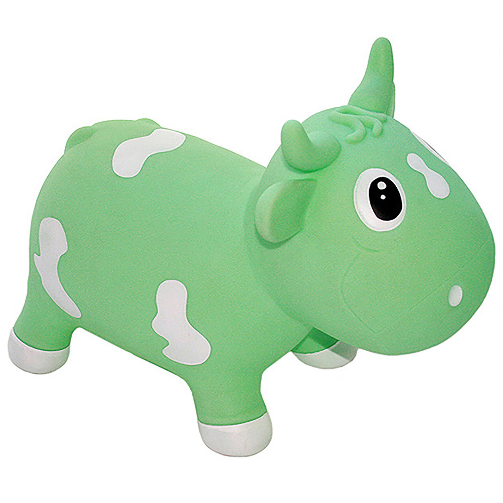 Pop It Up Bouncing Cow Green Junior Inflatable Animal Hopper Bouncing ...