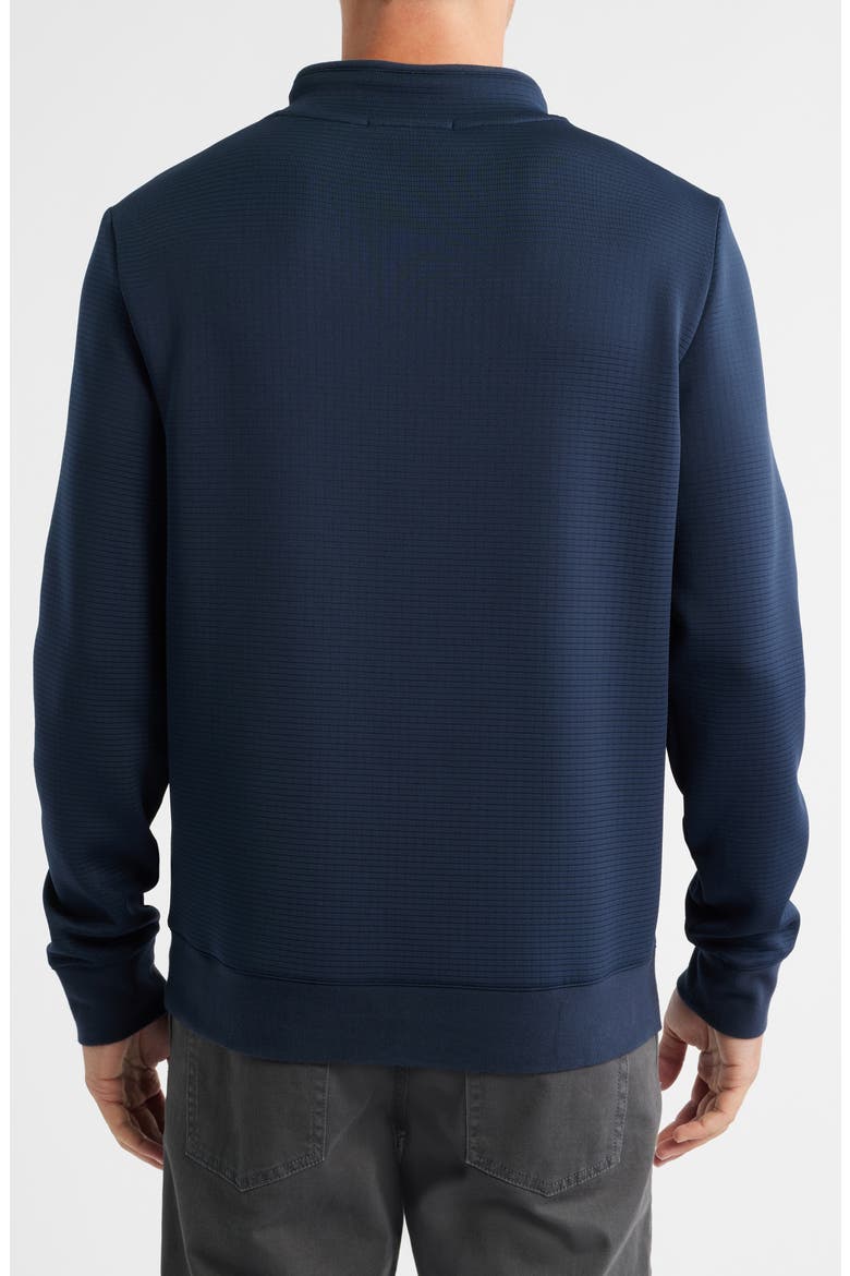Drayton Crossover Mock Neck Sweatshirt, Alternate, color, NAVY