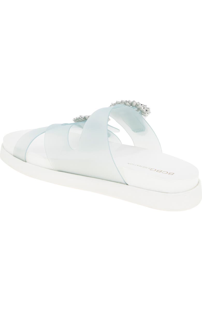 BCBGeneration Jia Rhinestone Slide Sandal, Alternate, color, Seafoam