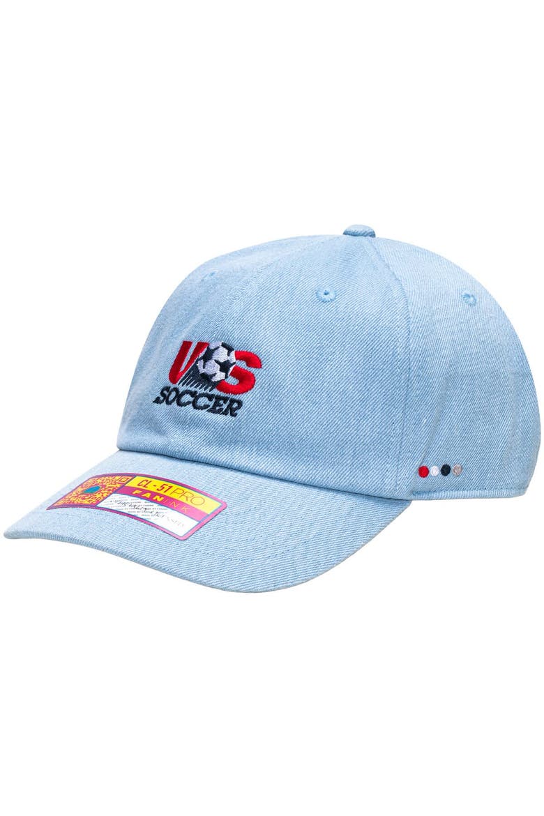 Unisex  Light Blue USMNT Making History Adjustable Trucker Hat, Main, color, Light Blue