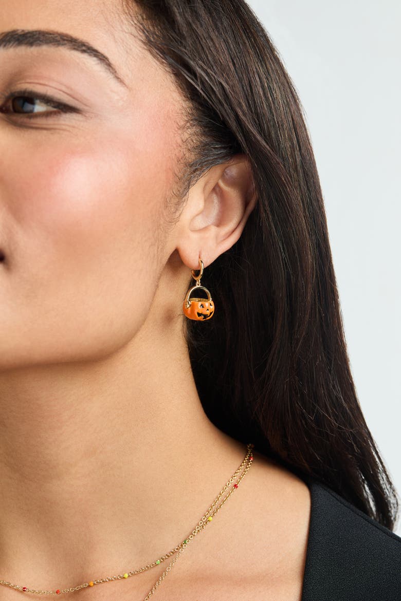 'Trick or Treat' Earring Set of 3, Alternate, color, Gold