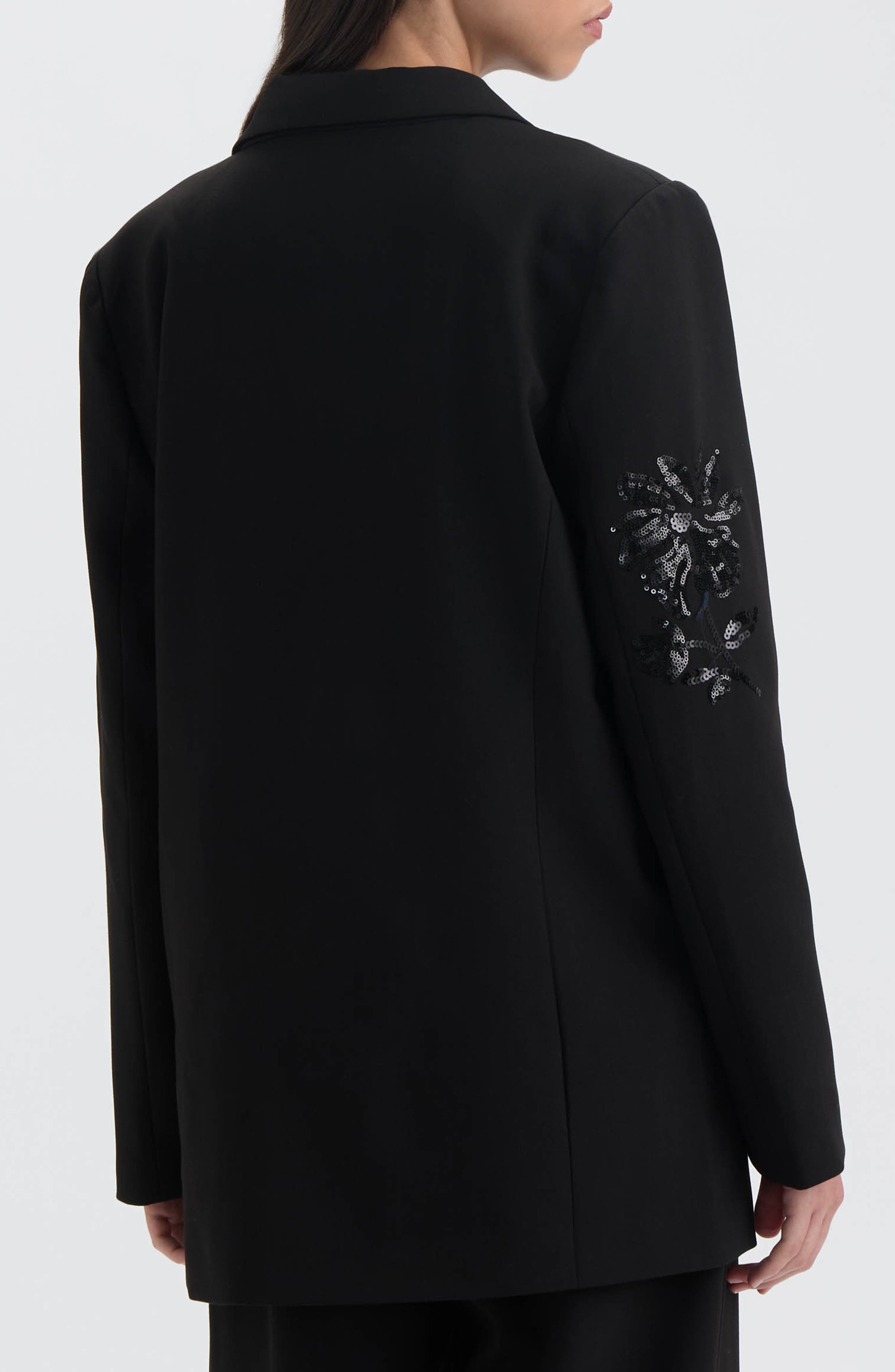 NVLT Sequin Embellished Single Button Blazer (Women) | Nordstromrack