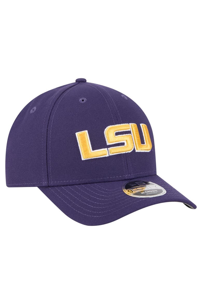 Men's New Era Purple LSU Tigers Team Collective 9FORTY M-Crown Adjustable Hat, Alternate, color, Purple