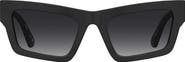 Moschino 53mm Rectangular Sunglasses