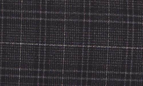 VINCE CAMUTO VINCE CAMUTO WINDOWPANE PLAID CROP BOMBER JACKET