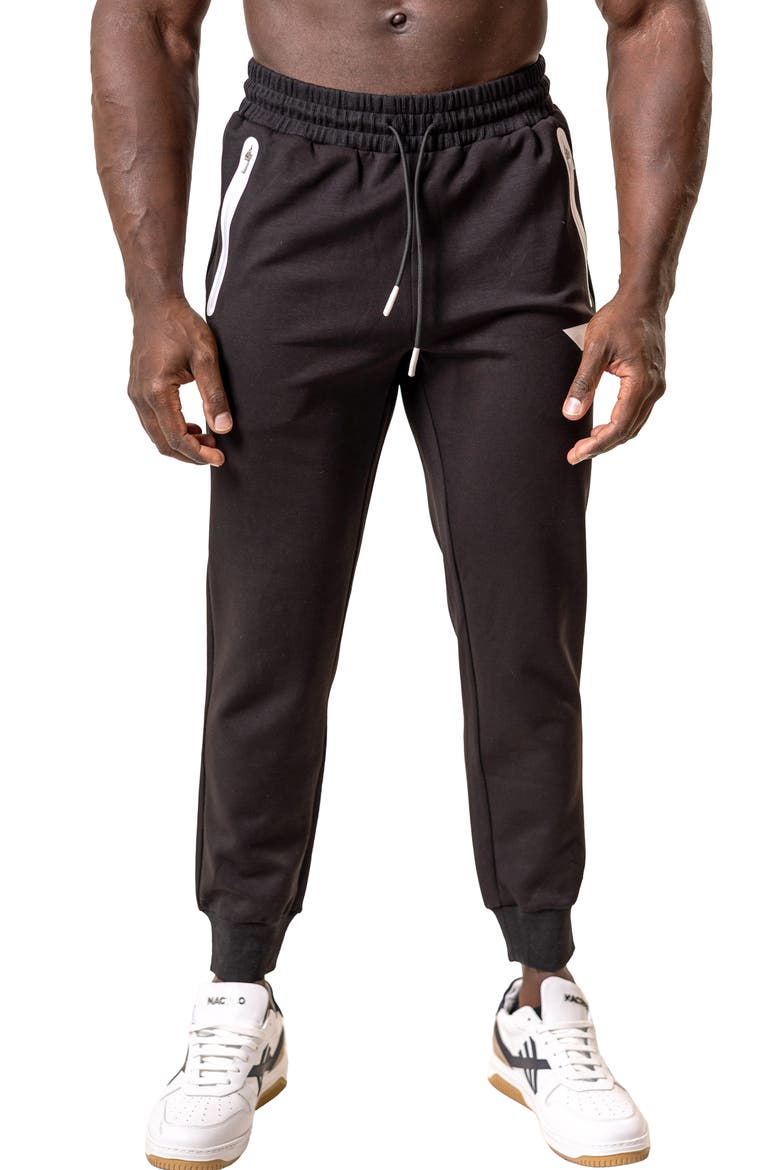 Marthyr Stretch Joggers, Main, color, BLACK