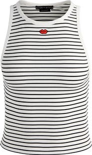 Alice + Olivia Allen Embroidered Tank