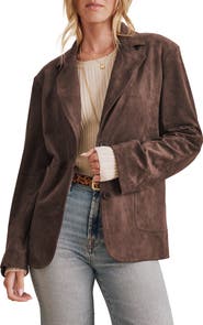Splendid Ryder Faux Suede Blazer