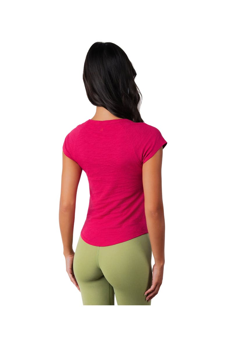 Whisper Raglan Tee, Alternate, color, Passionfruit