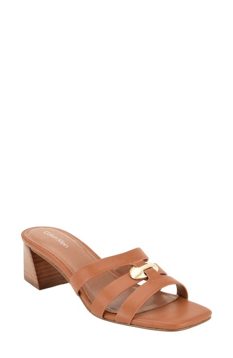 Adelaide Faux Leather Slide Sandal