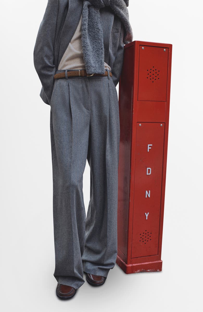 MANGO Straight Leg Suit Pants, Alternate, color, 