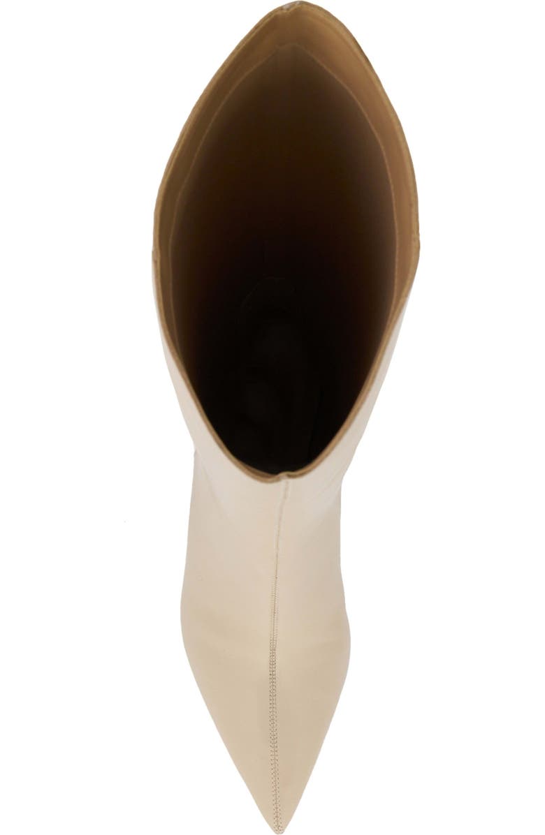 Dune London Smooth Pointed Toe Knee High Kitten Heel Boot, Alternate, color,