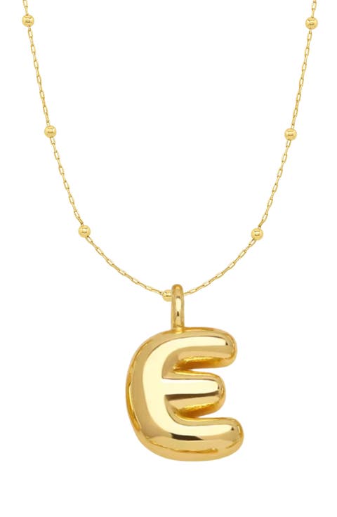 Bubble Initial Necklace