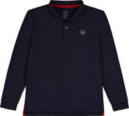 MeMoi Silky Dri-Effect Long Sleeve Polo Shirt