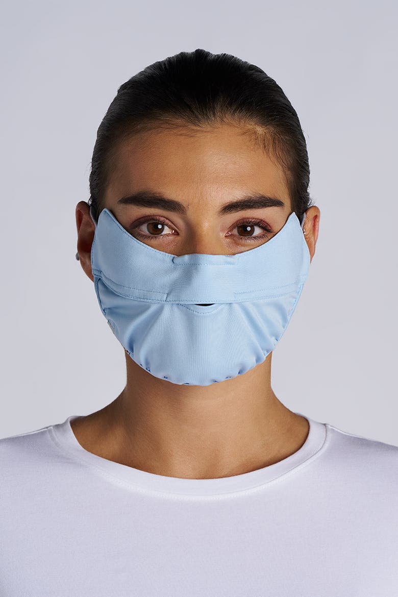 Zenith UV Face Mask with Adjustable Features, UPF 50+ Sun Protection, Alternate, color, Light Blue