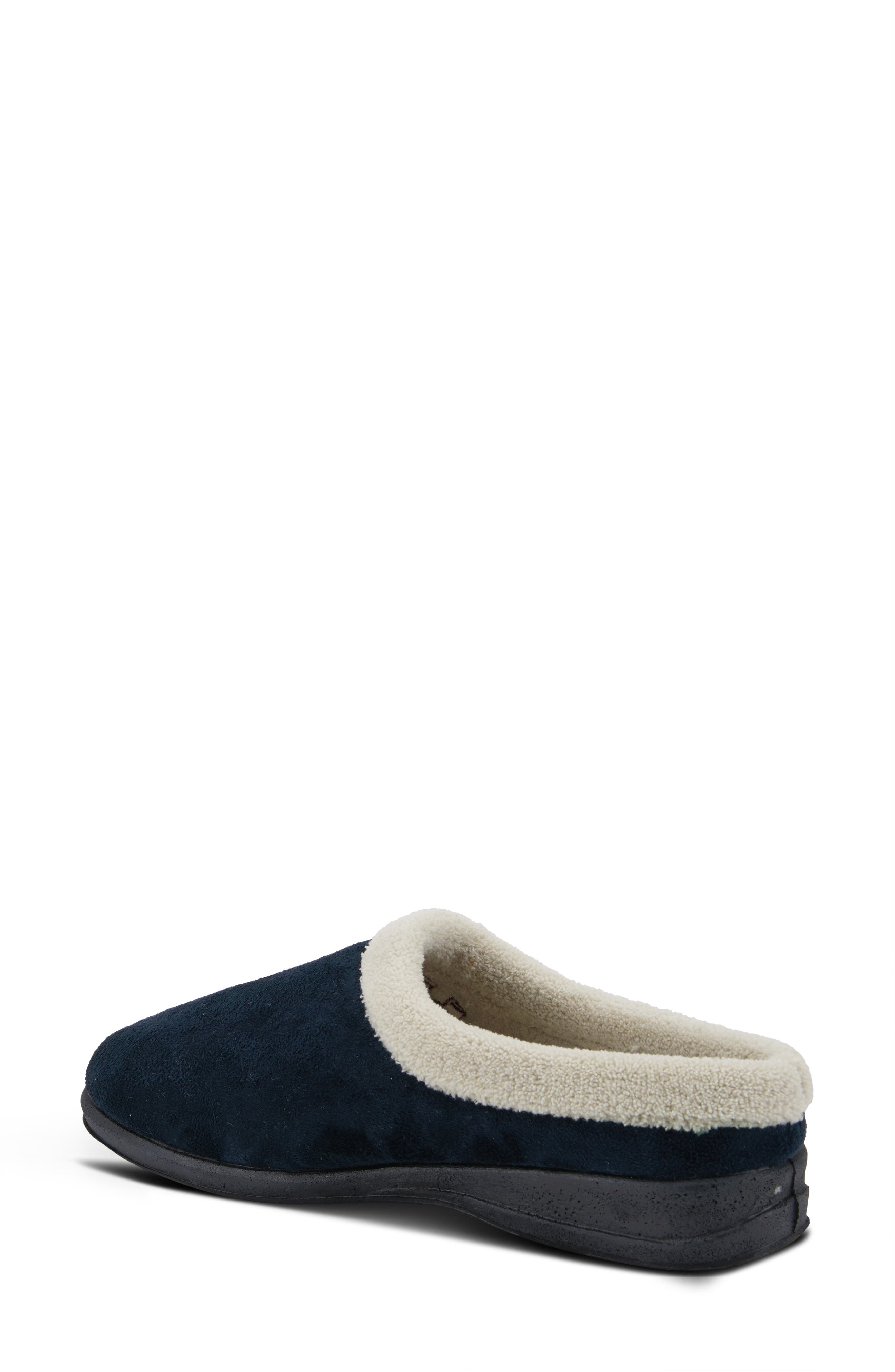 Ivana Scuff Slipper, Alternate, color, NAVY