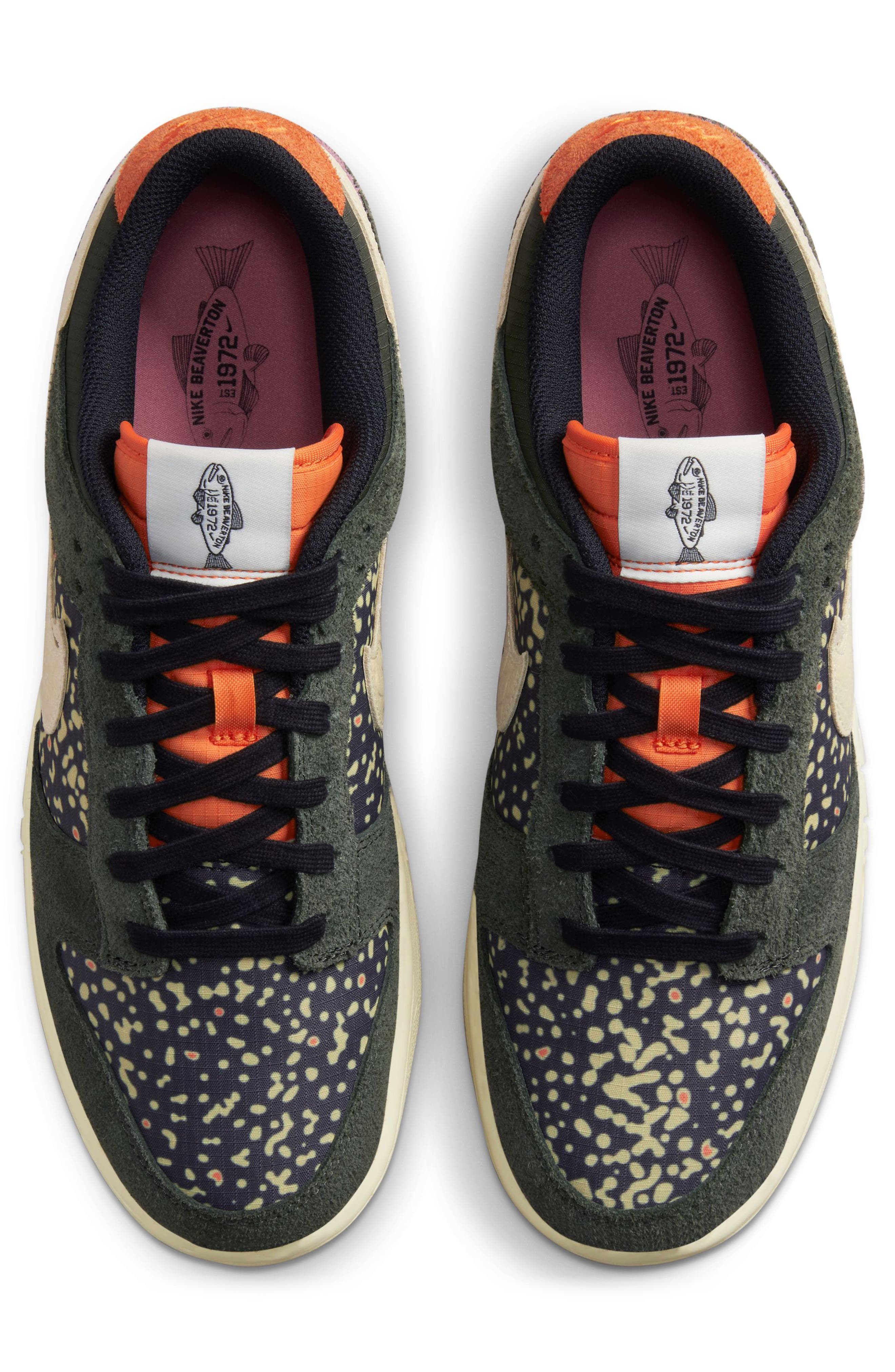 Nike Dunk Low Retro SE 2 'Rainbow Trout' Sneaker, Alternate, color, 