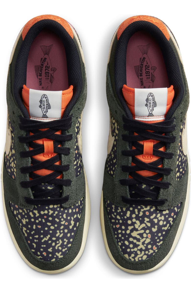 Nike Dunk Low Retro SE 2 'Rainbow Trout' Sneaker, Alternate, color,