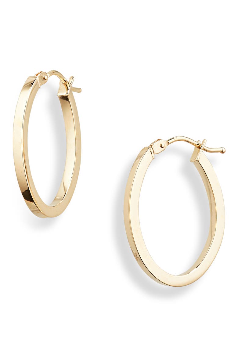 14K Gold Hoop Earrings (Nordstrom Exclusive), Main, color, 14K YELLOW GOLD