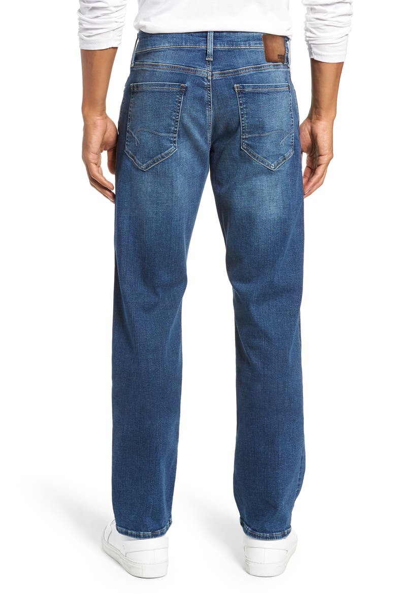 Matt Relaxed Straight Leg Jeans, Alternate, color, MID BRUSHED CASHMERE