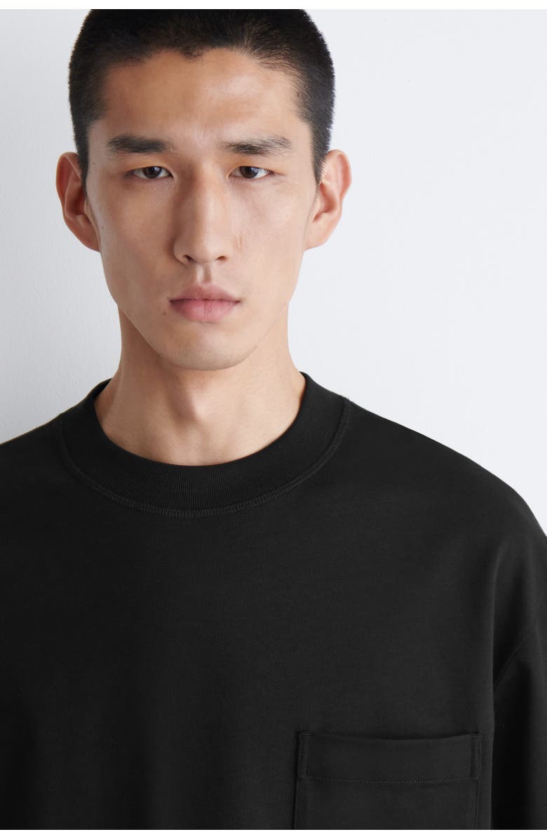 COS Oversized Heavyweight Cotton T-Shirt, Alternate, color, Black