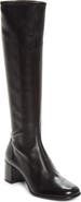 Prada Stretch Leather Knee High Boot