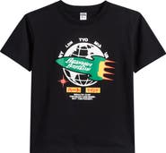Billionaire Boys Club Kids' Worldwide Short Sleeve Graphic T-Shirt