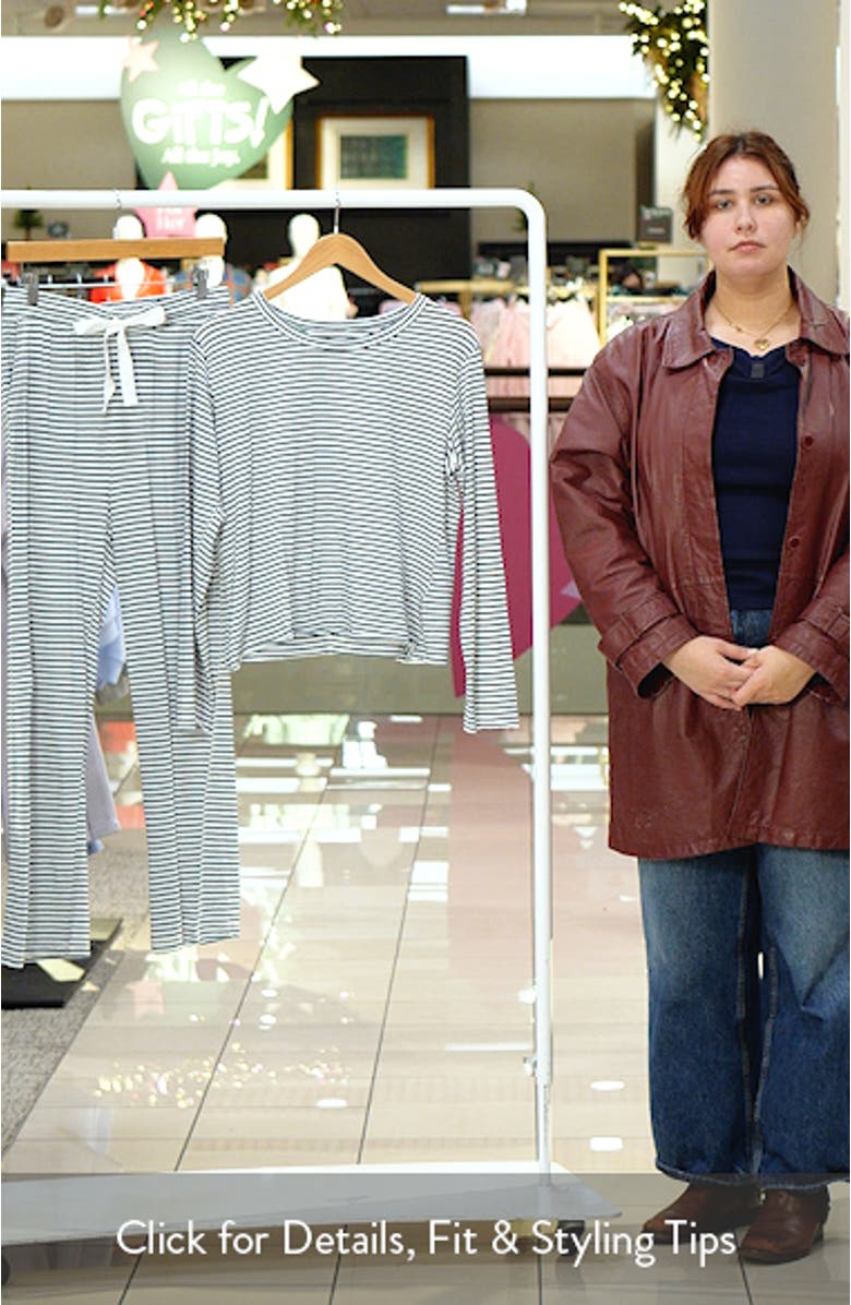 Jada Stripe Organic Cotton Pajamas, sales video thumbnail