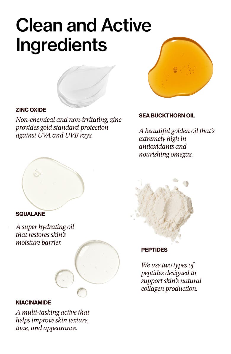 Good Weather Skin The One Warm Glow - Daily Sun Cream SPF 30 Mineral Sunscreen, Alternate, color, Brown