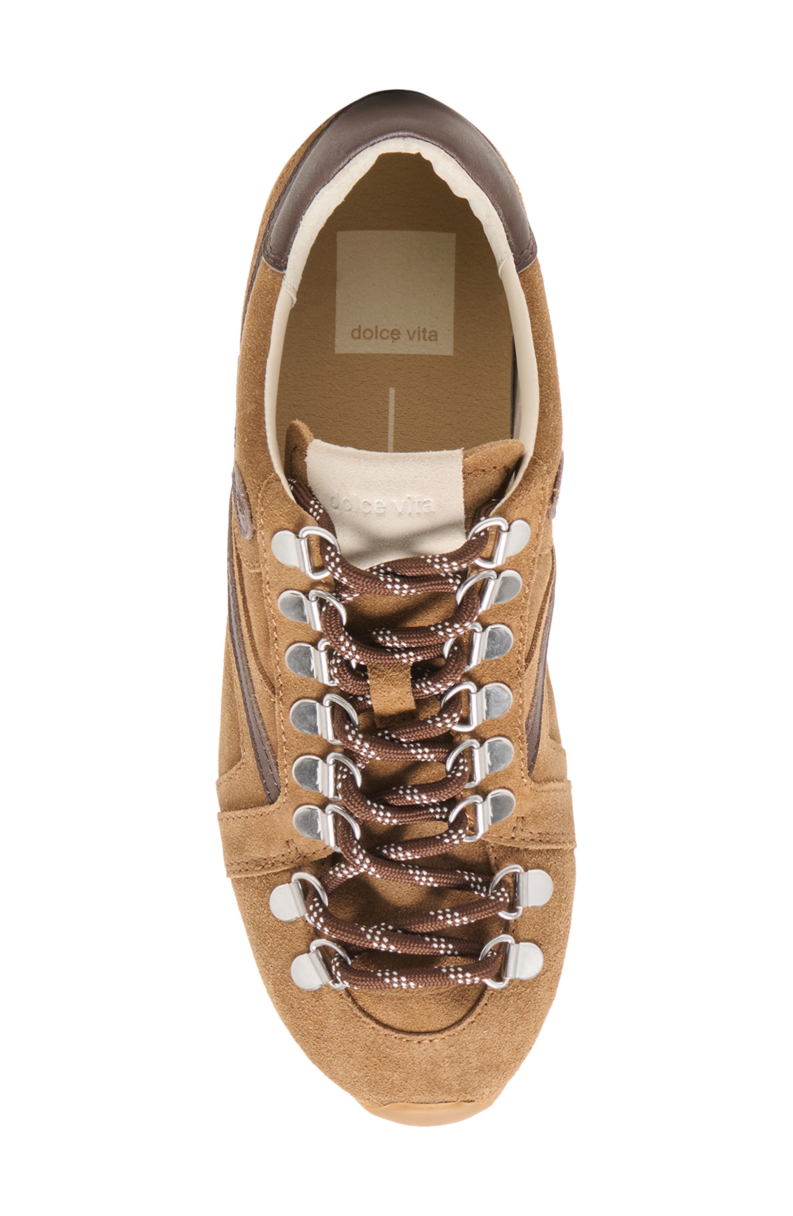 Deacon Sneaker, Alternate, color, LIGHT BROWN SUEDE