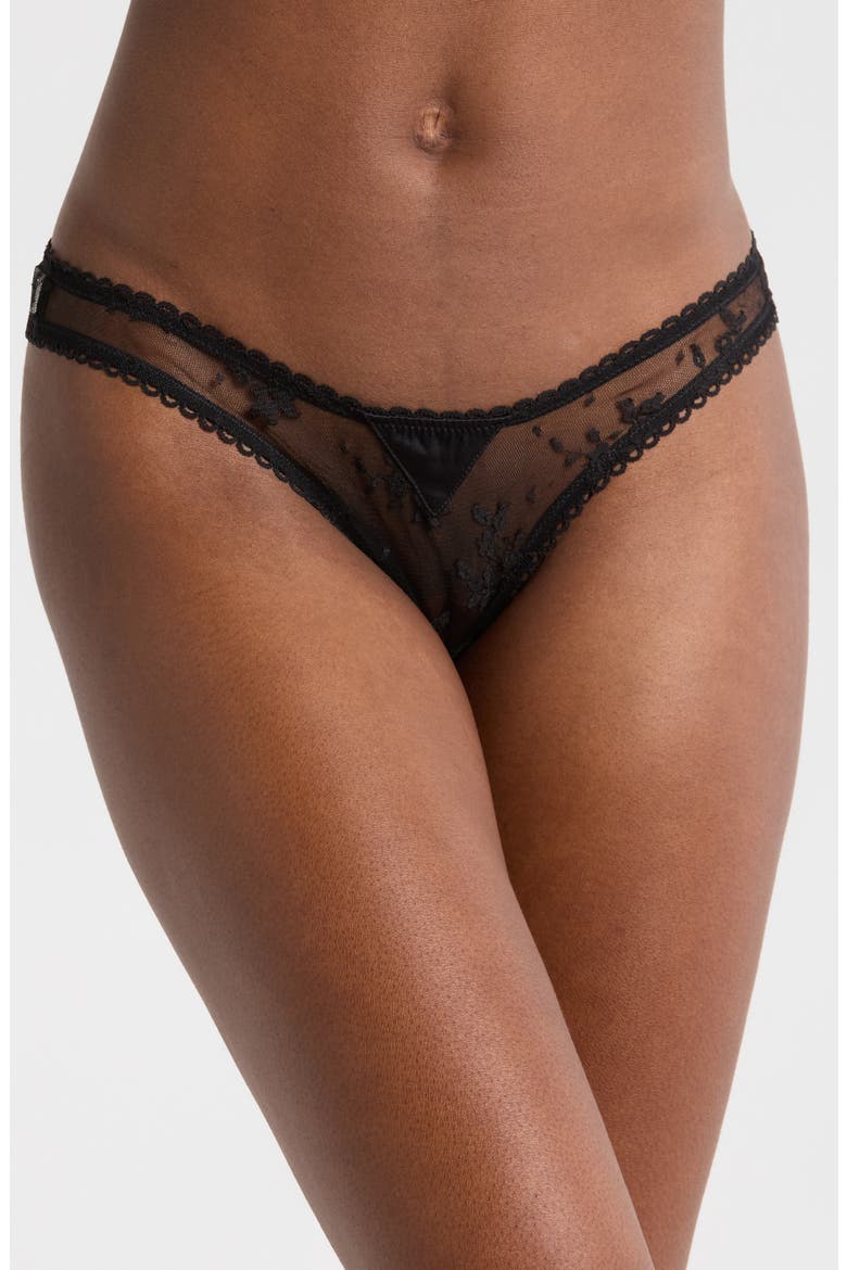 Untie Me Tanga Briefs, Main, color, BLACK