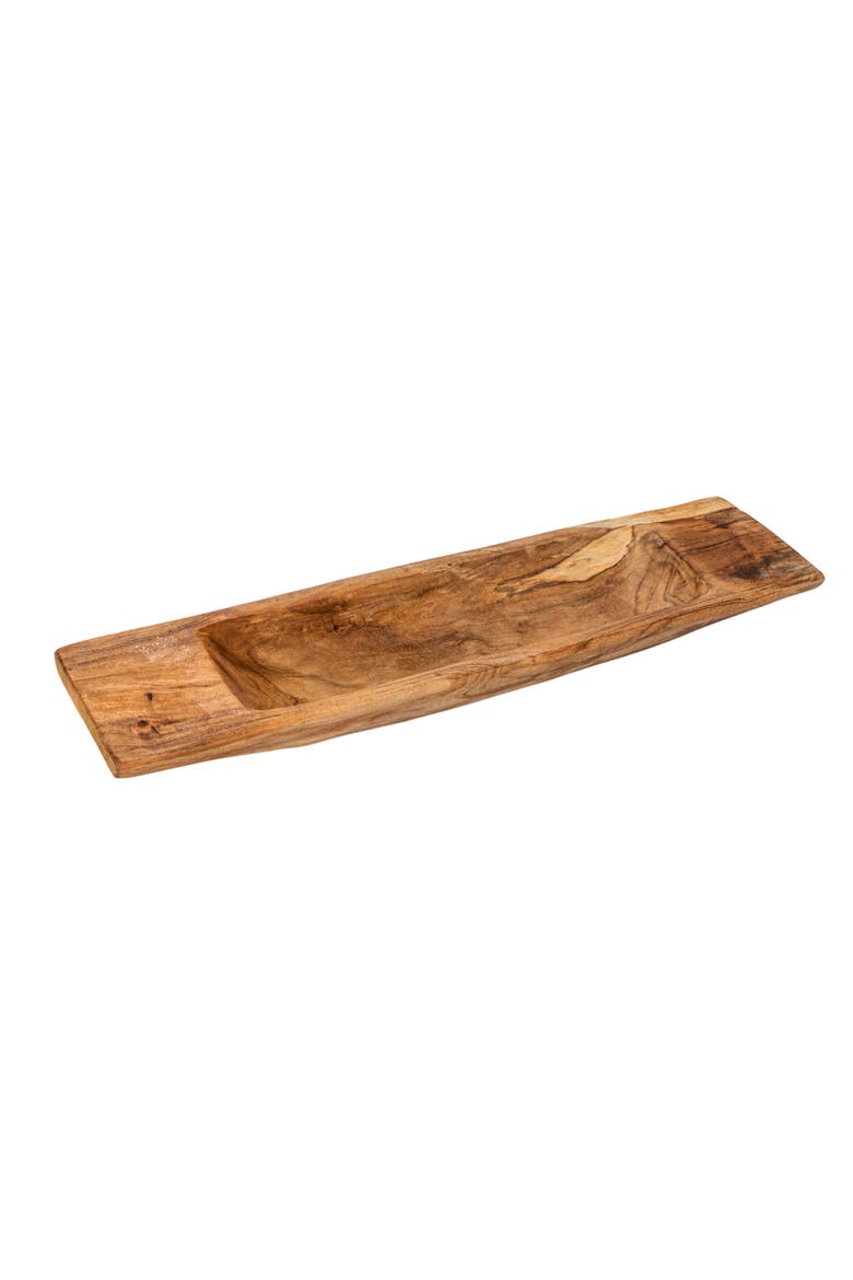 Teakwood Trug with Handles, Main, color, Natural