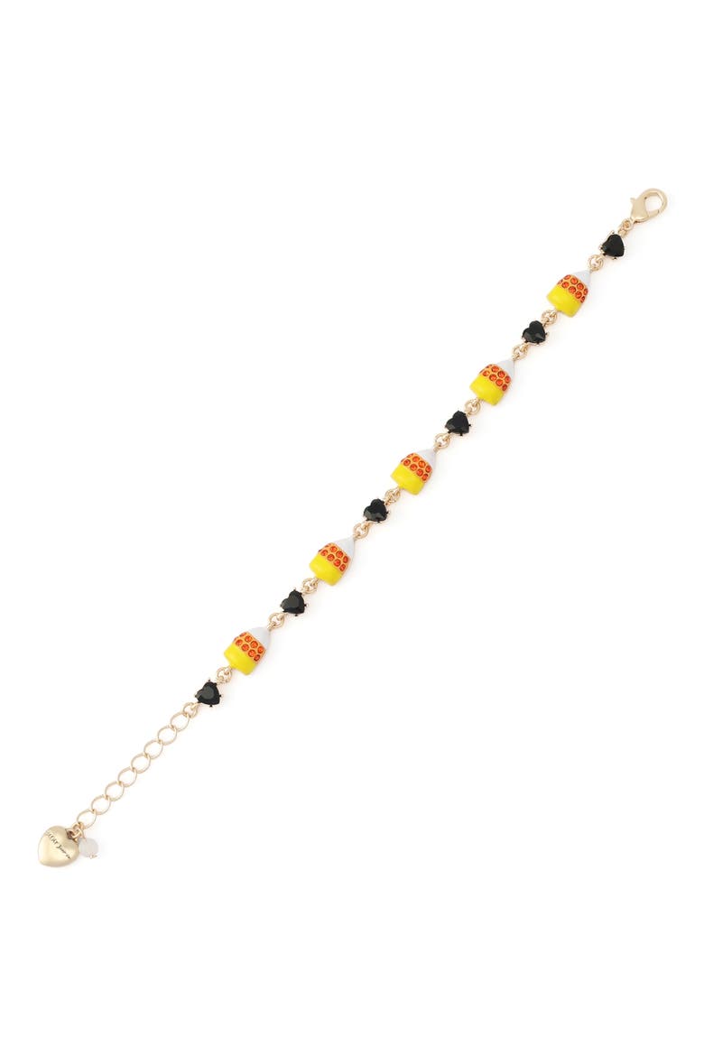 Candy Corn Charm Bracelet, Alternate, color, ORANGE