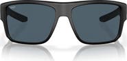 Costa Del Mar Taxman 59mm Polarized Square Sunglasses