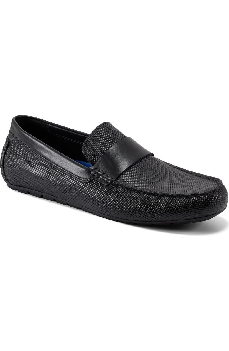 Rockport Tayo Embossed Loafer, Main, color, Black